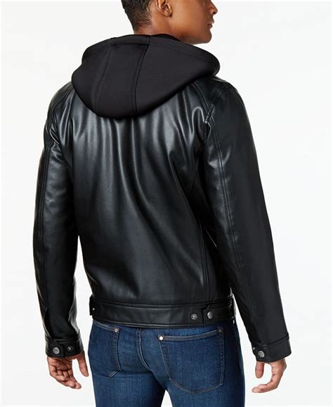 michael kors men's leather bomber jacket|Michael Kors men's blazer.